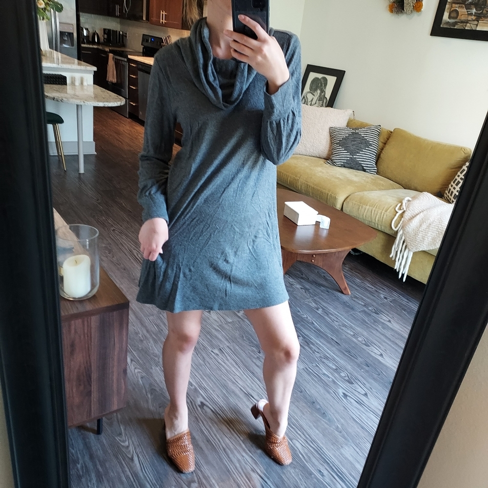 Loft cowl neck dress